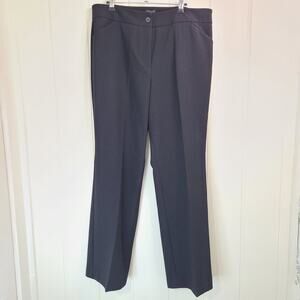 Ann Taylor Factory NWT Black High Waist Trouser 14 Business Office Workwear